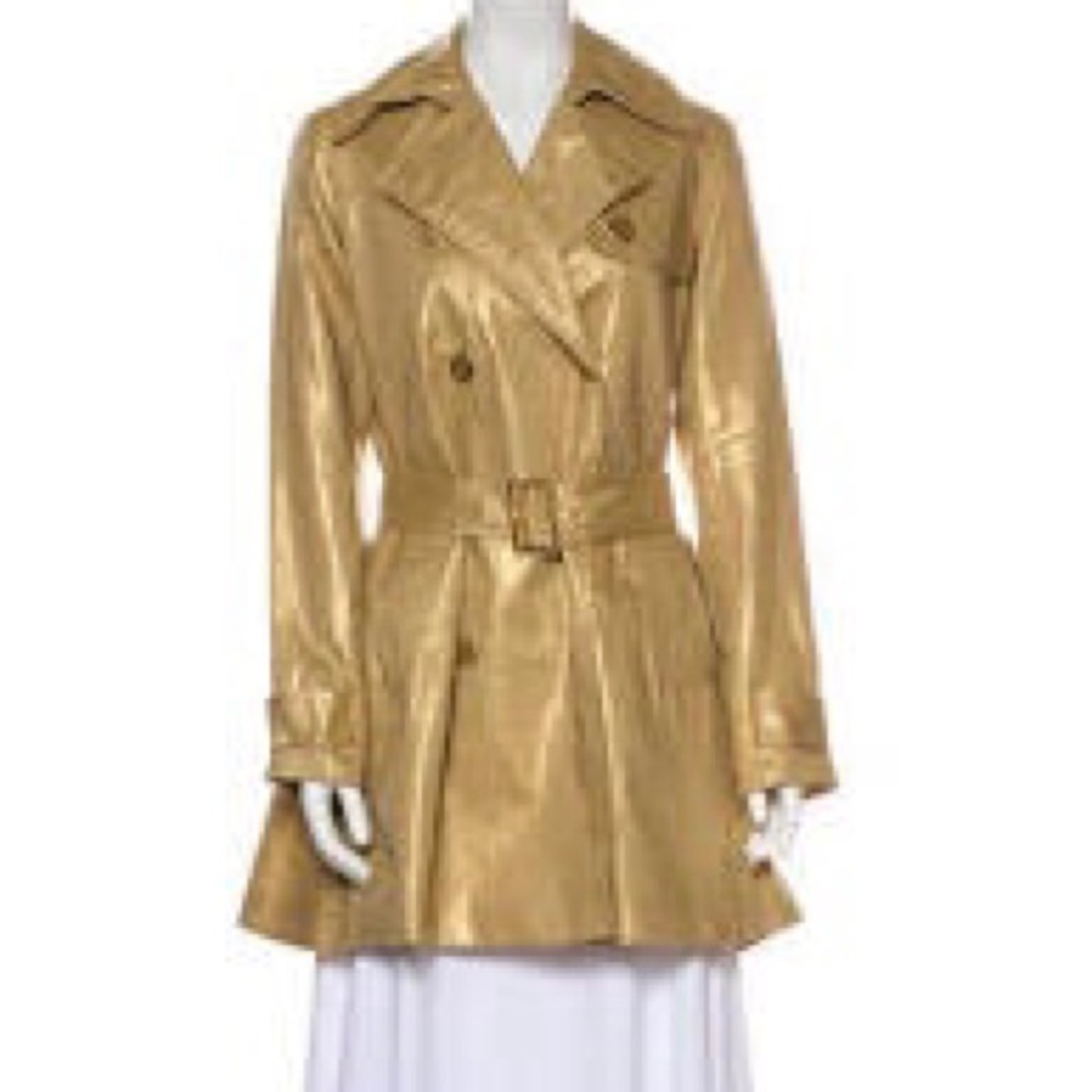 OOH! Near-NEW✨ Dick & Jayne 100% Linen Trench Coat XS!